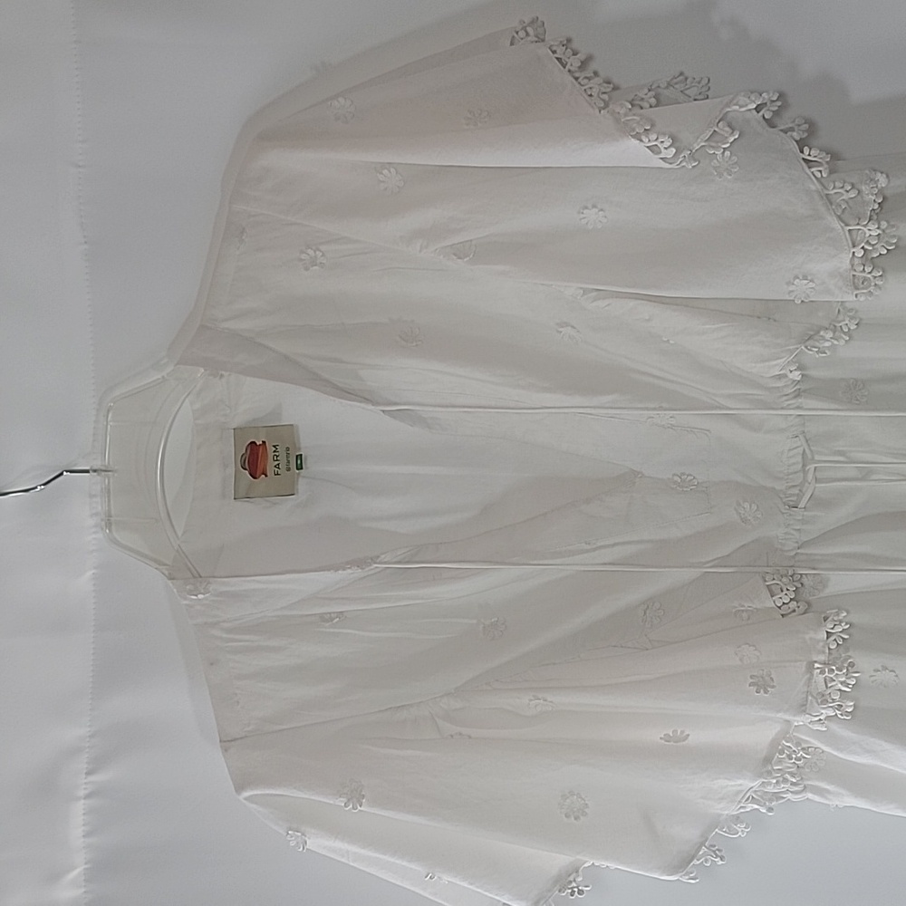 FARM RIO | 3D White Flower Dress - Picture 5 of 9